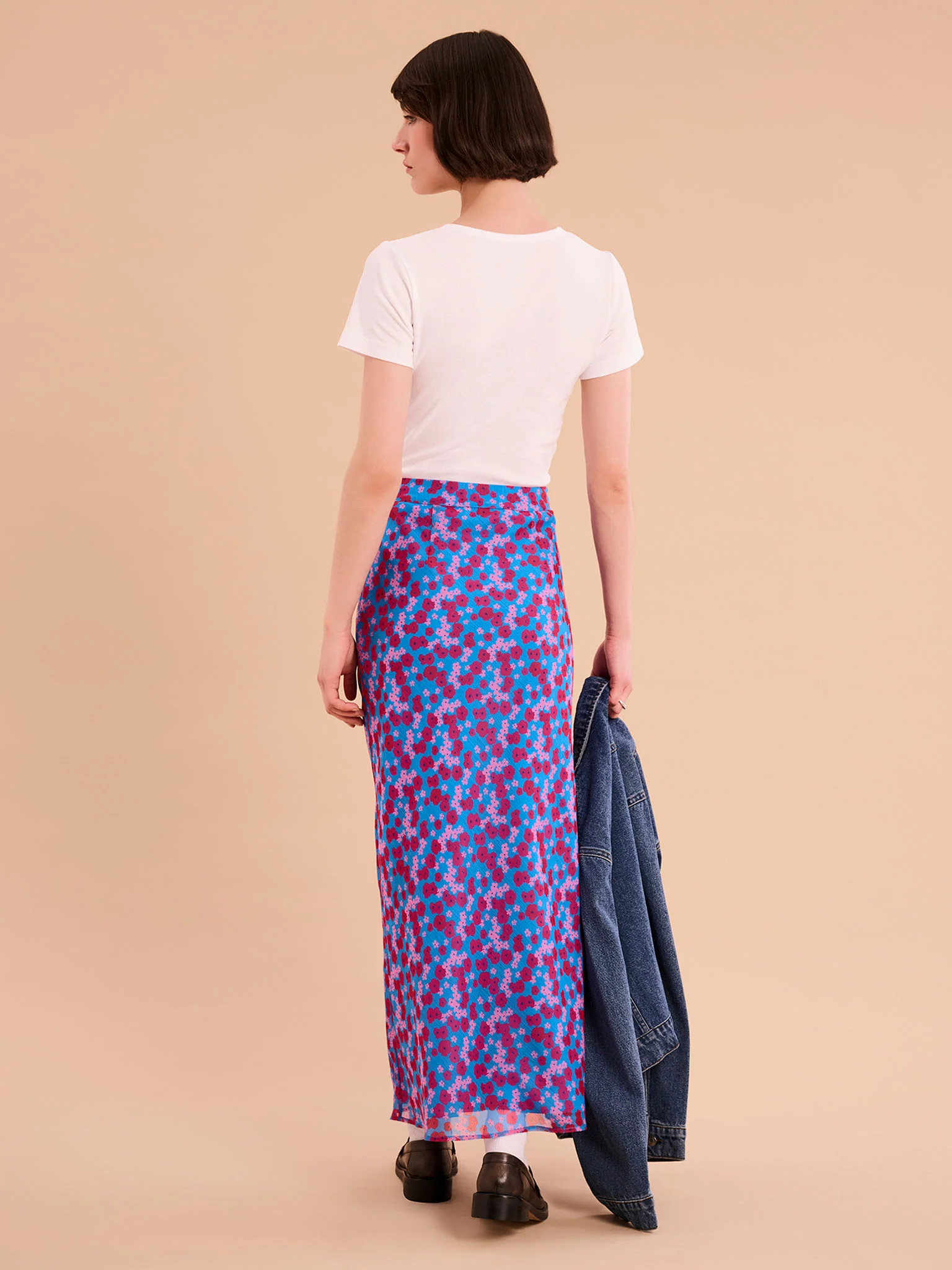 Tabitha Maxi Skirt in Multi Floral - Image 2