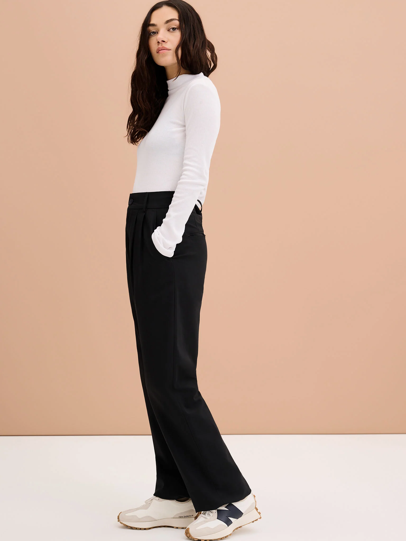 Cinnamon Tall Trouser in Black - Image 2