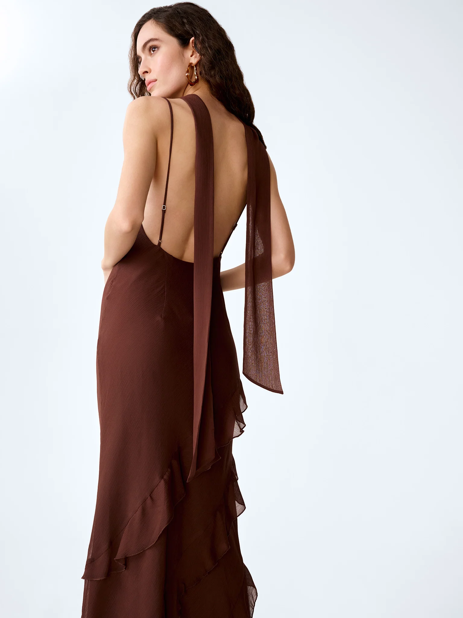 Taylor Dress in Chocolate - Image 4