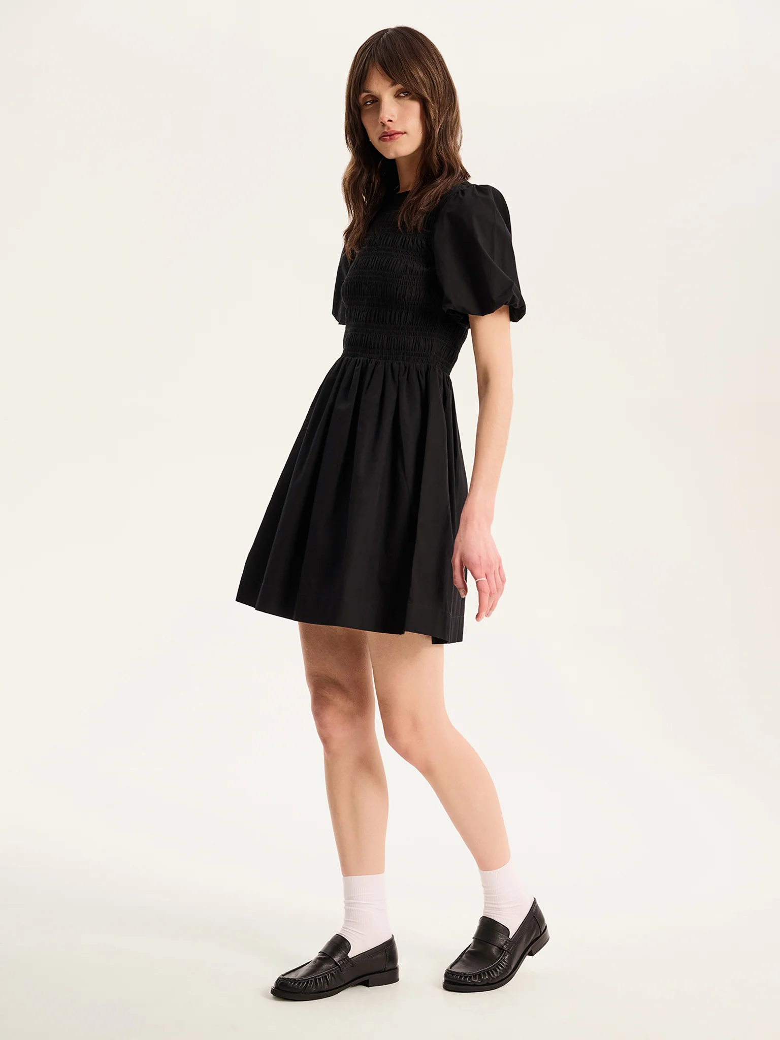 Terri Mini Dress in Black - Image 3