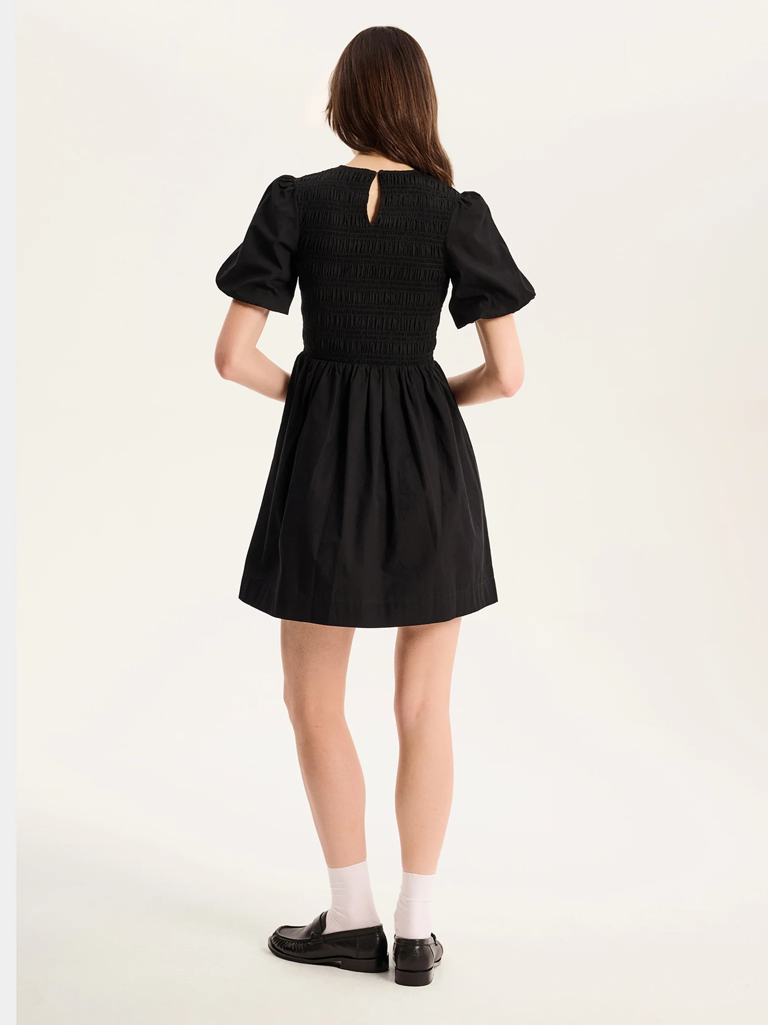 Terri Mini Dress in Black - Image 4