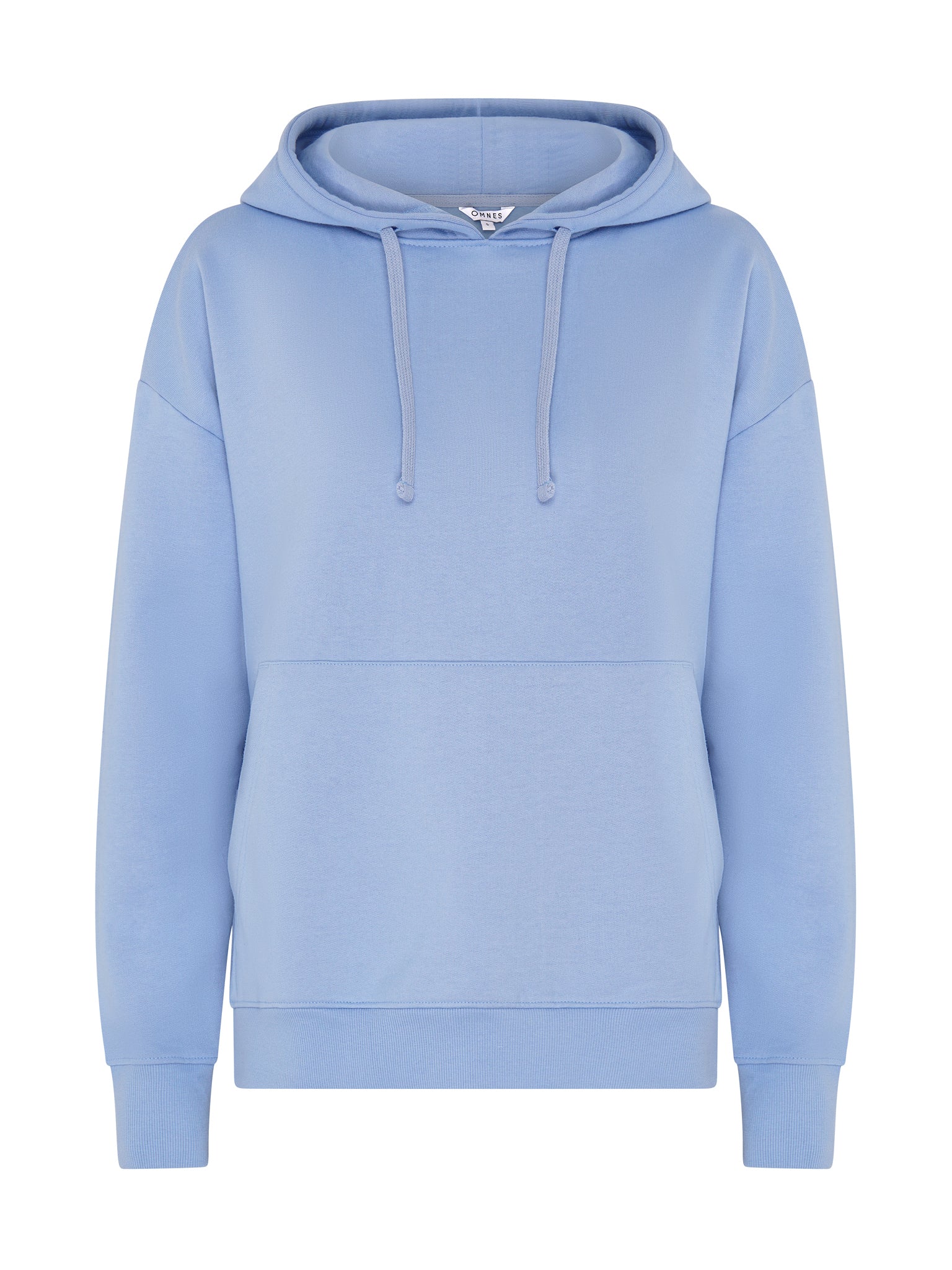 Tie Pullover Hoodie in Light Blue - Image 4