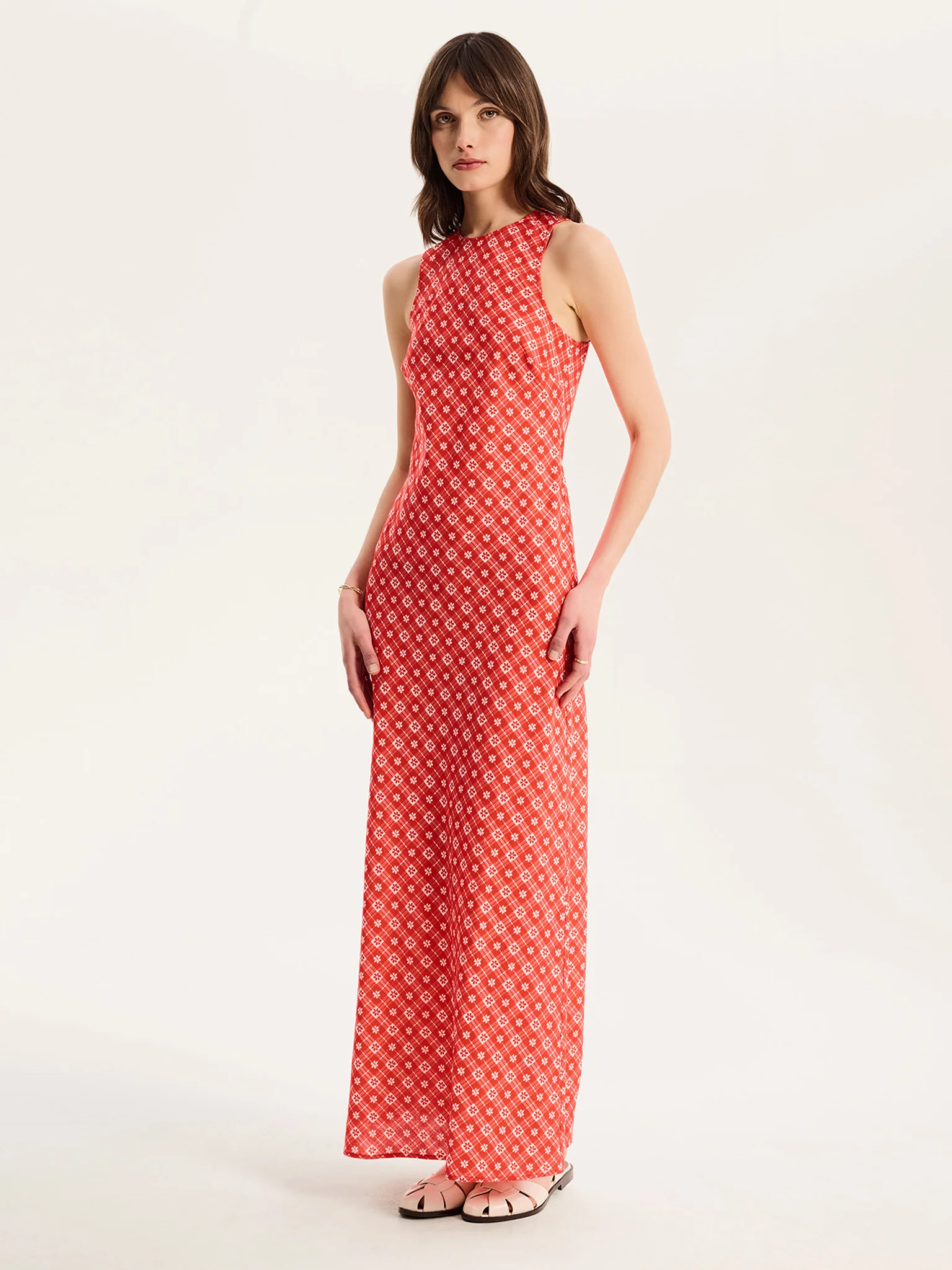Torin Floral Gingham Dress - Image 2