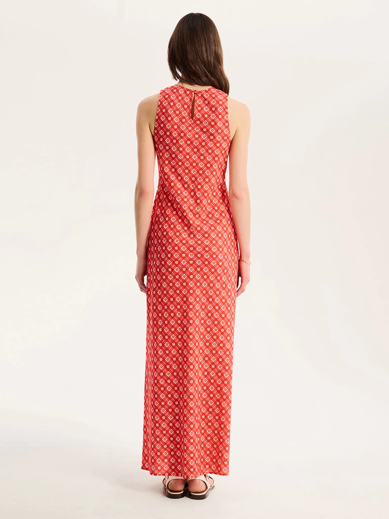 Torin Floral Gingham Dress - Image 4