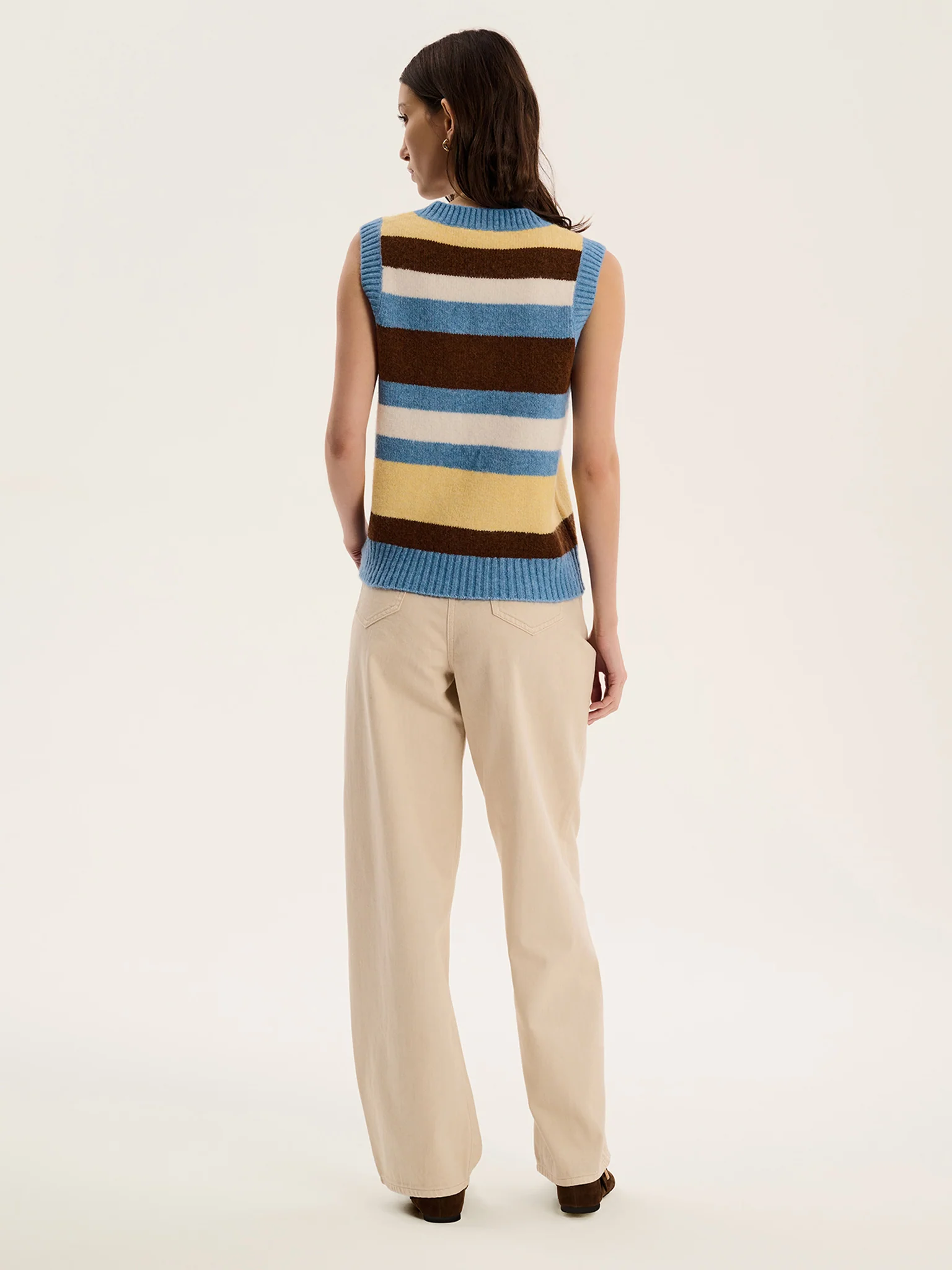 Trinny Stripe Sweater Vest - Image 3