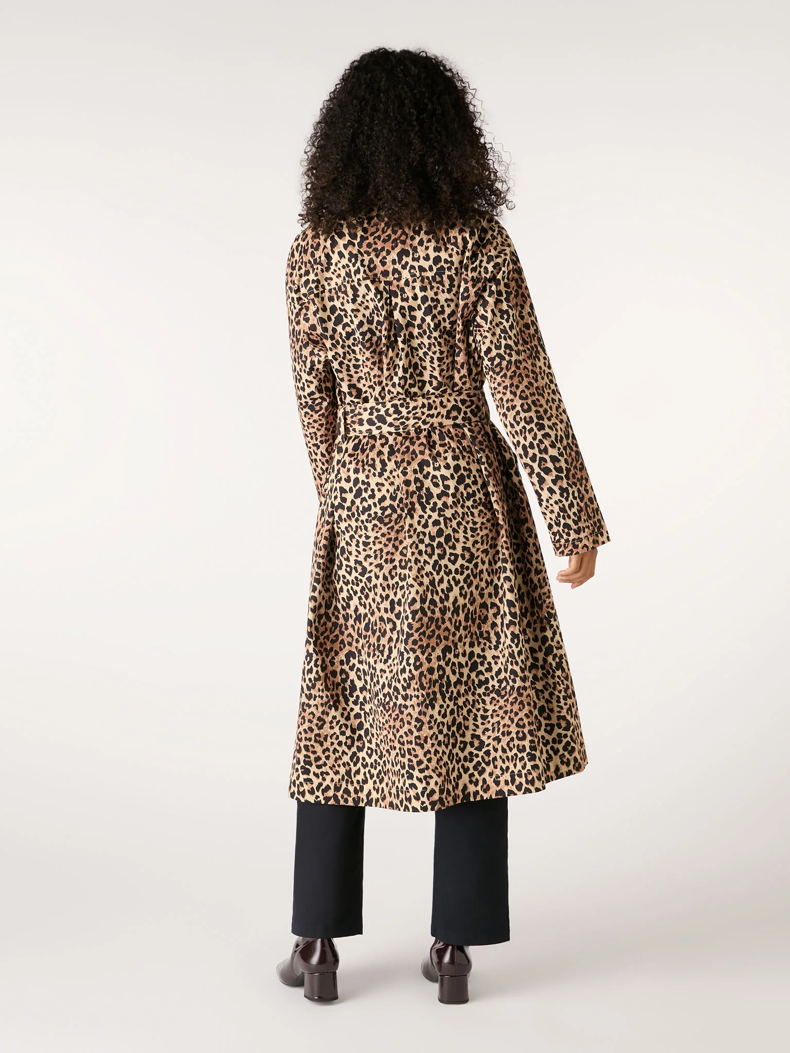 Valencia Cheetah Printed Trench - Image 5
