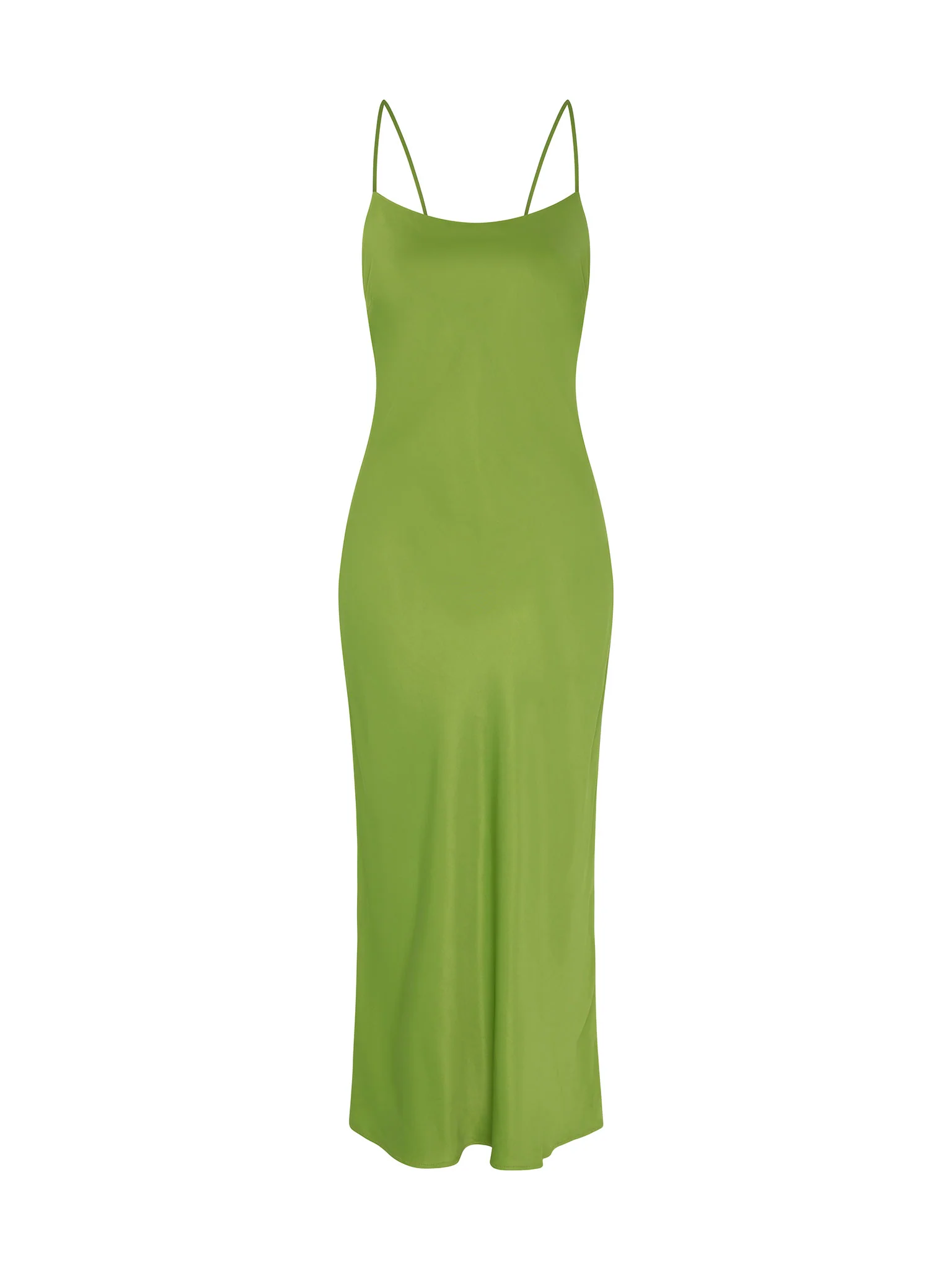 Walsh Slip Dress in Green - Image 5