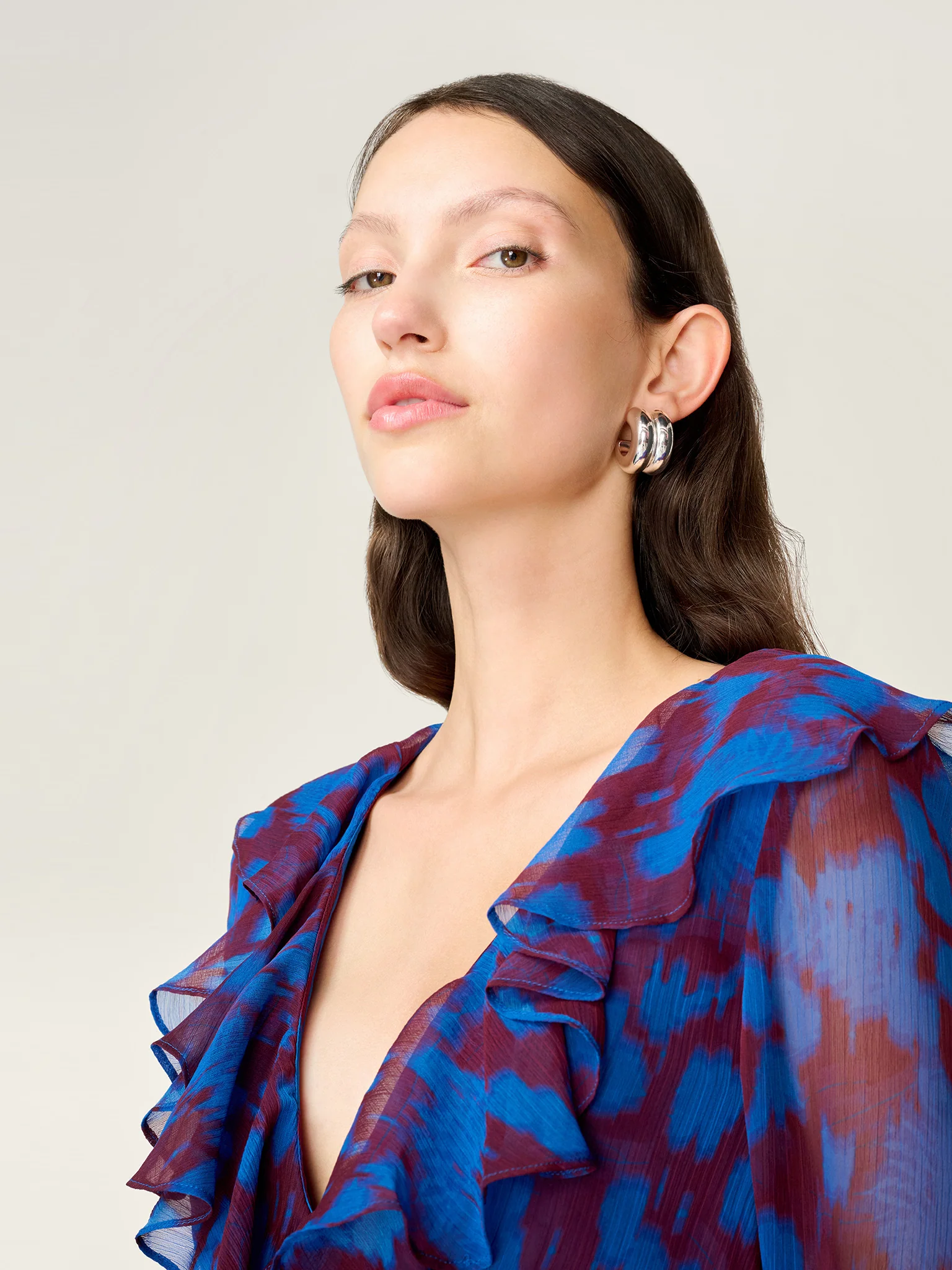 Yvette Dress in Wild Fern Print - Image 6