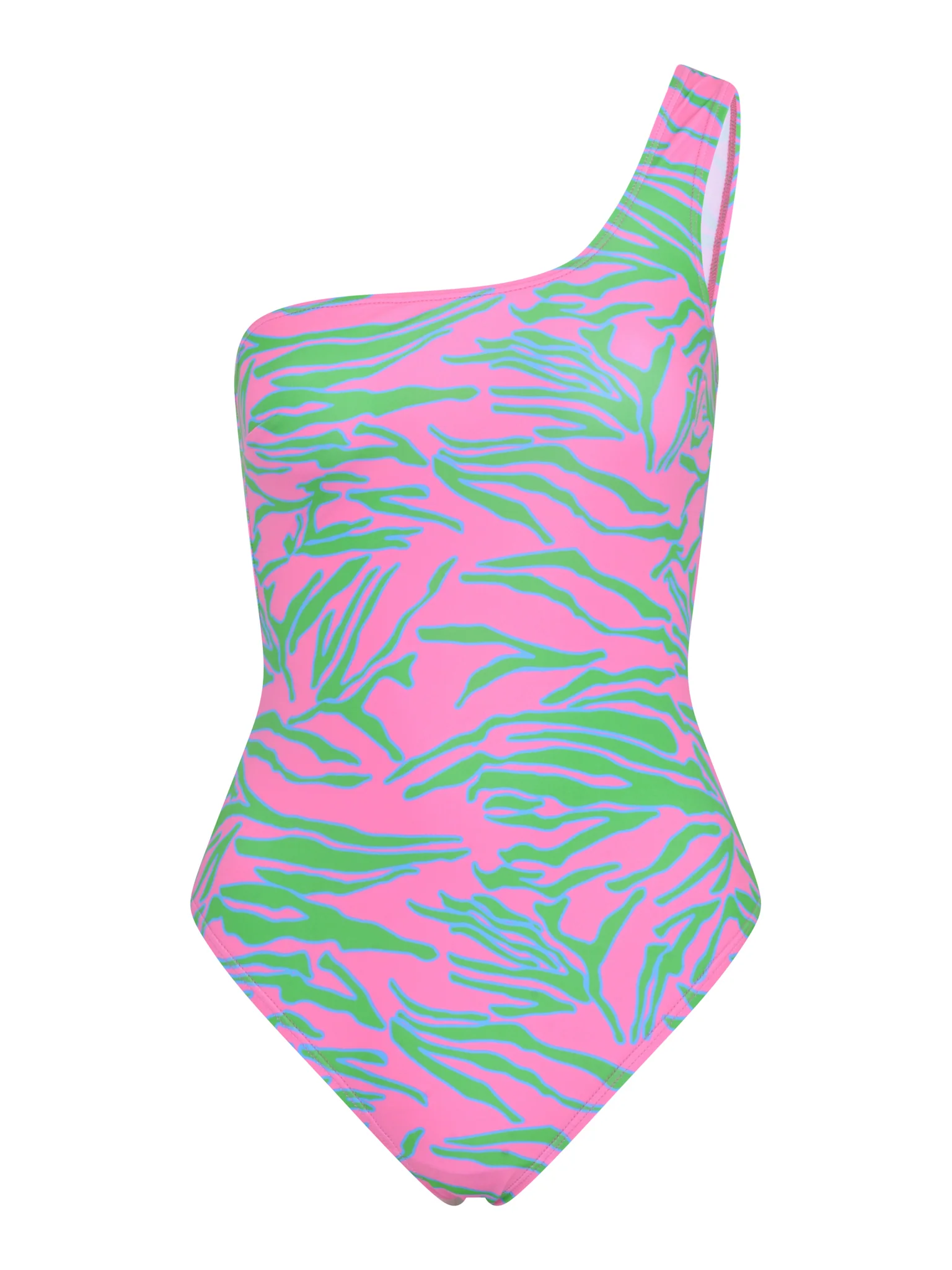 Limited Edition Zadie Tiger Print One Shoulder Swimsuit - Image 4